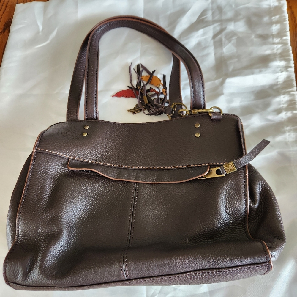 The Sak brown leather bag